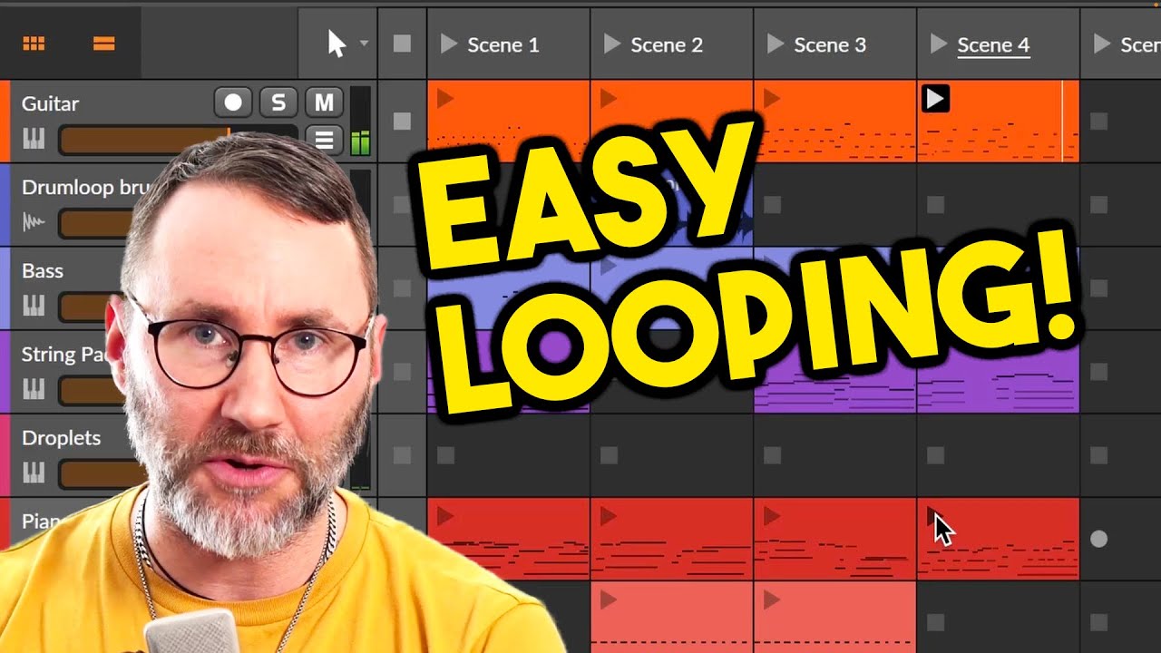 Get started with LIVE LOOPING in Bitwig Studio (tutorial)