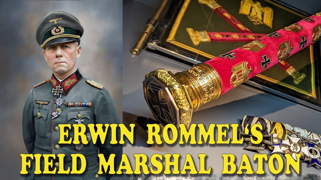 ORIGINAL Erwin Rommel's Field Marshal Baton