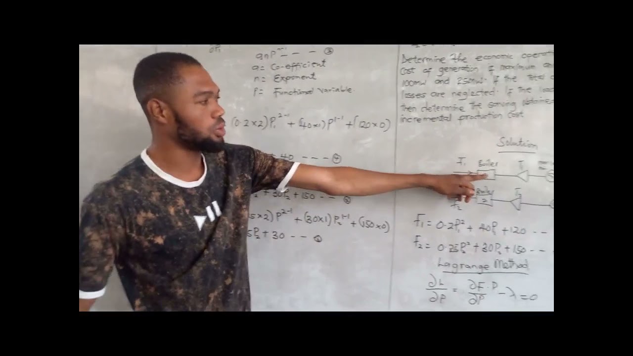 Electrical Load Economic Dispatch lesson 2.