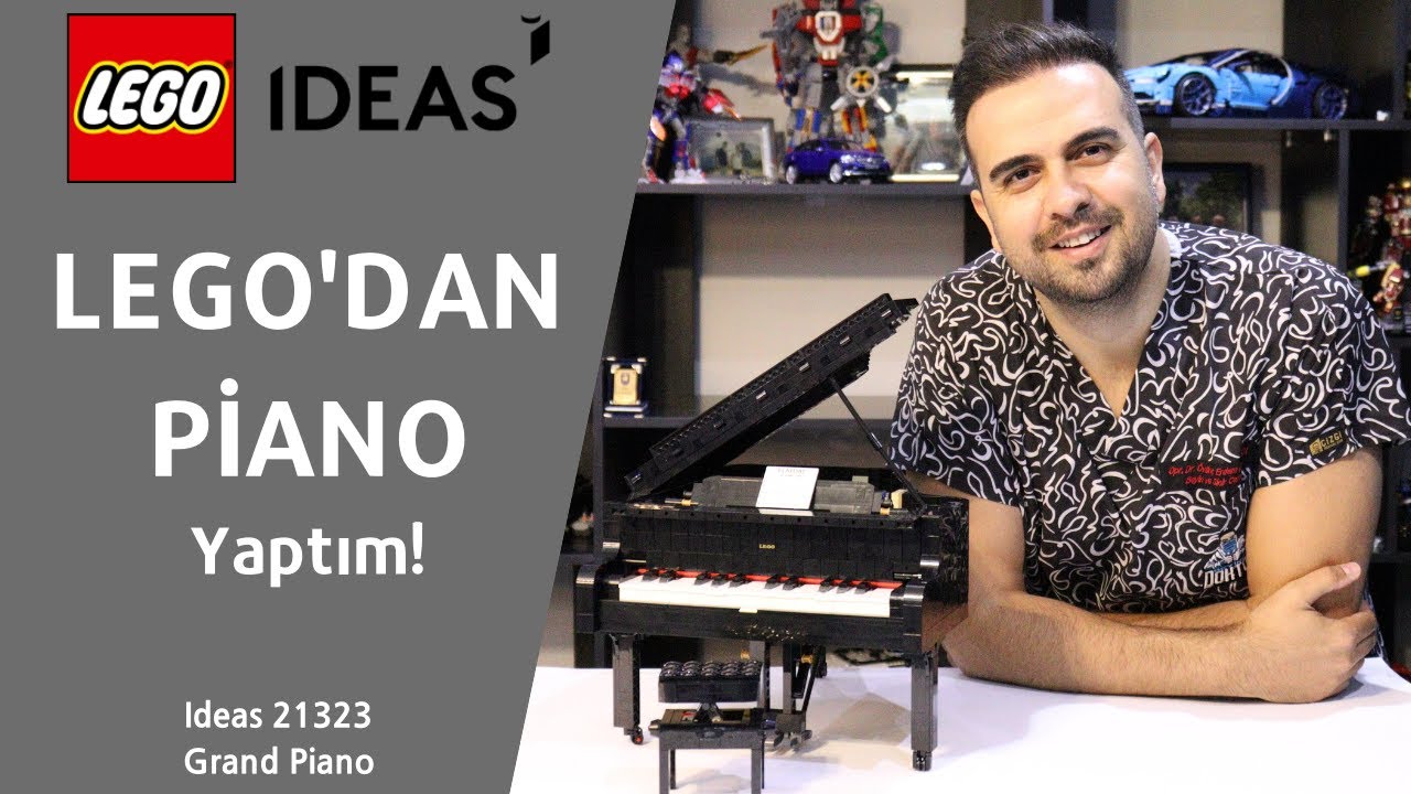 LEGO'DAN PİANO YAPTIM! ( LEGO Ideas 21323 Grand Piano Unboxing, Speed Build, Review )