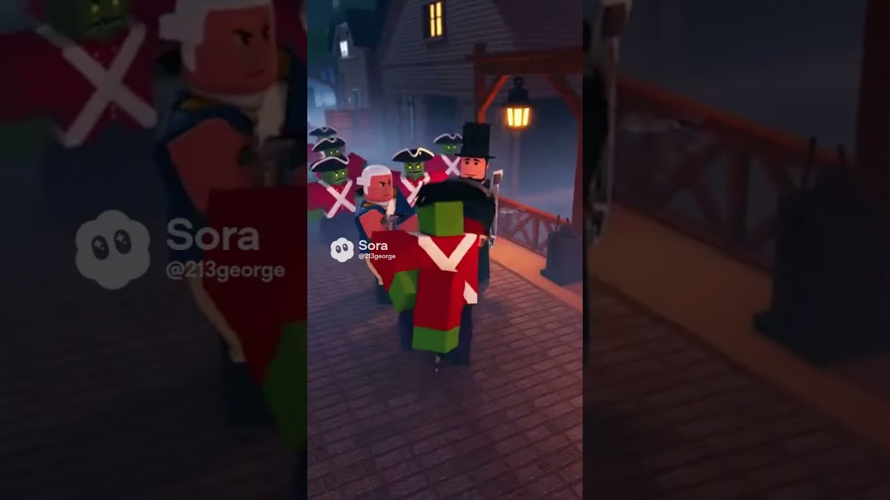 George n Abe in guts n black powder # Roblox # games # guts n black powder # shorts
