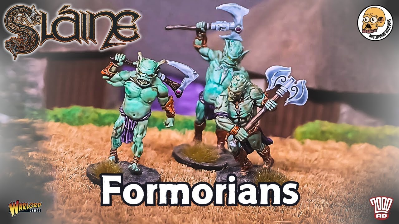 Bringing Slaine Formorian Warriors to Life: Painting Axemen from Warlord Games
