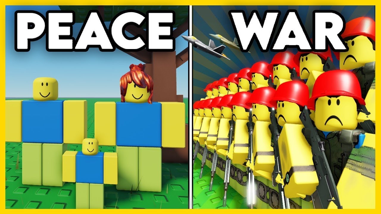 Война нубов в Roblox