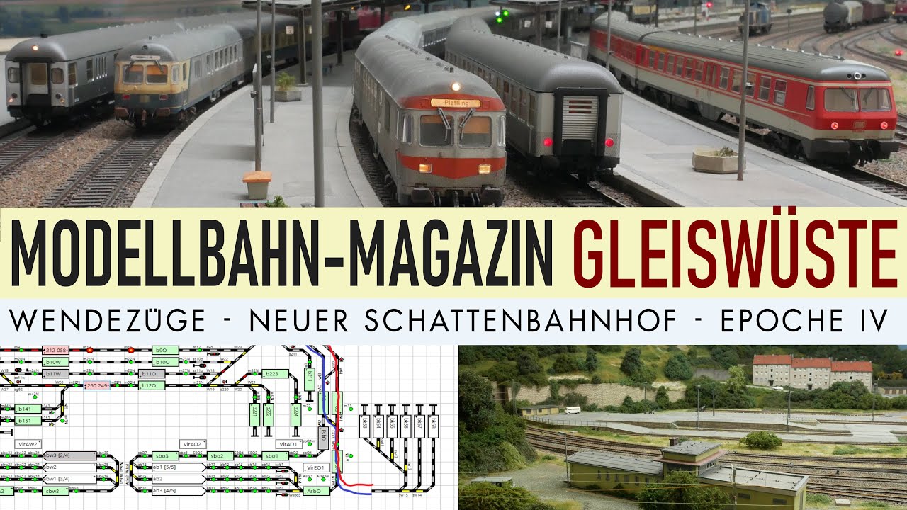 Modellbahn Magazin: Wendezüge im Nahverkehr und ein neuer Schattenbahnhof