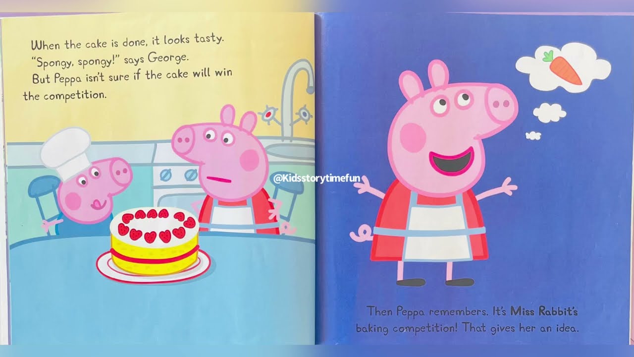 Peppa Loves To Bake 🧁🥮I Read aloud Kids Storybook I #peppapig #peppa #readalouds