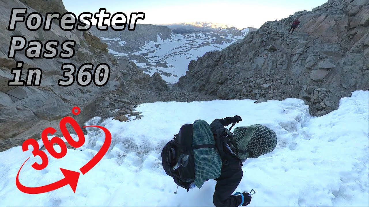 Last Minutes Before Hitting Forester Pass in the Sierra Nevada in 360