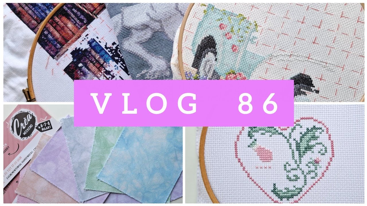 Vlog 86 i osobisty sukces oraz mały starcik i udziec jednorożca #haftkrzyżykowy 