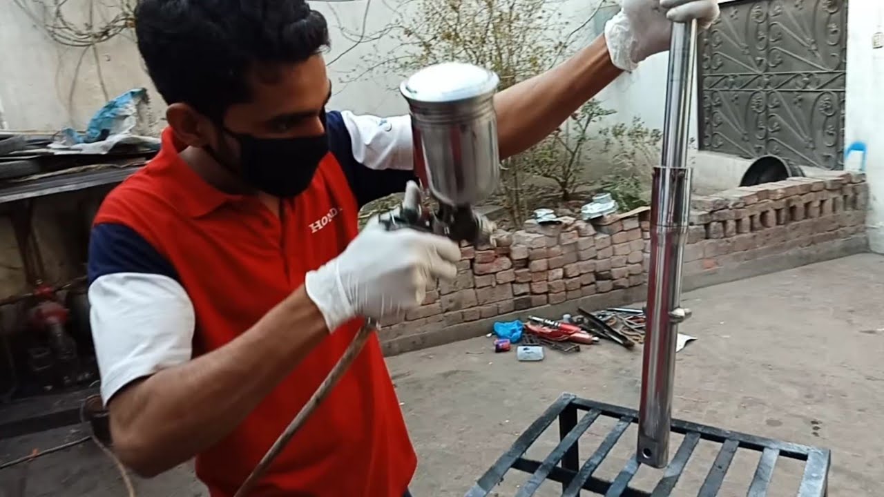 After buff polish Motorcycle parts Save to Shining Life Time