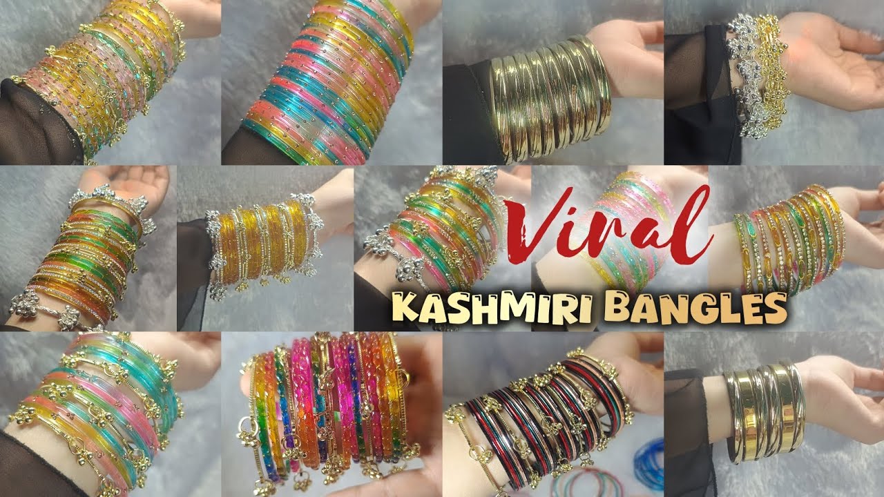 OMG😱 I'm obsessed 😍 with these Kashmiri bangles | Trending viral Kashmiri bangles haul ❤️