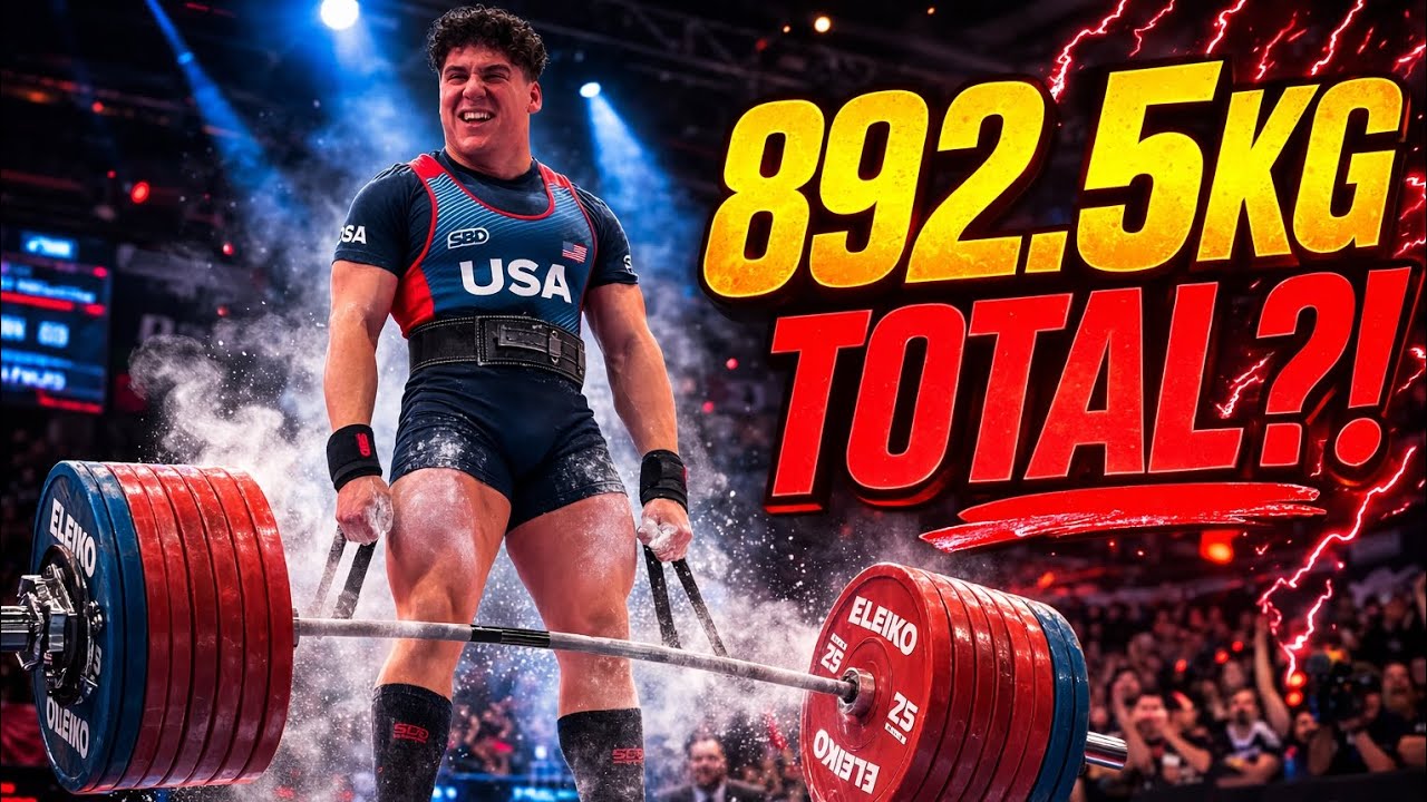 INSANE 892.5KG TOTAL- JOSEPH BORENSTEIN DOMINATES AMERICAN NATIONAL