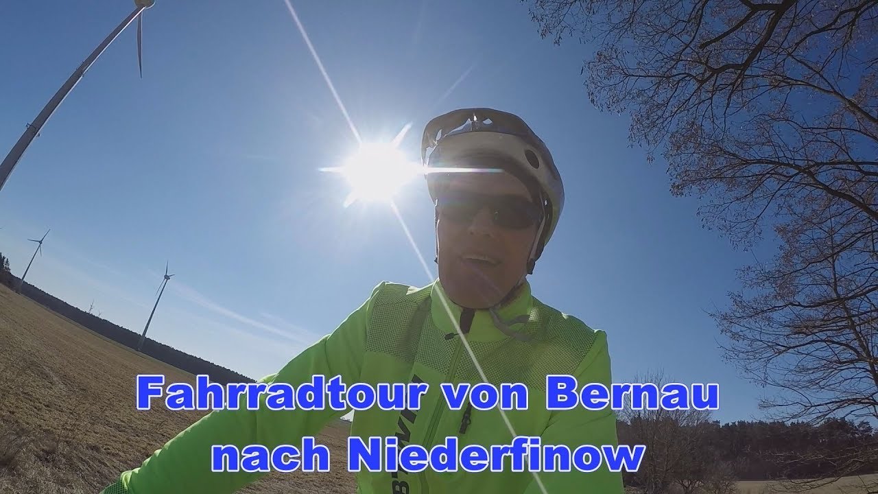 Fahrradtour von Bernau nach Niederfinow