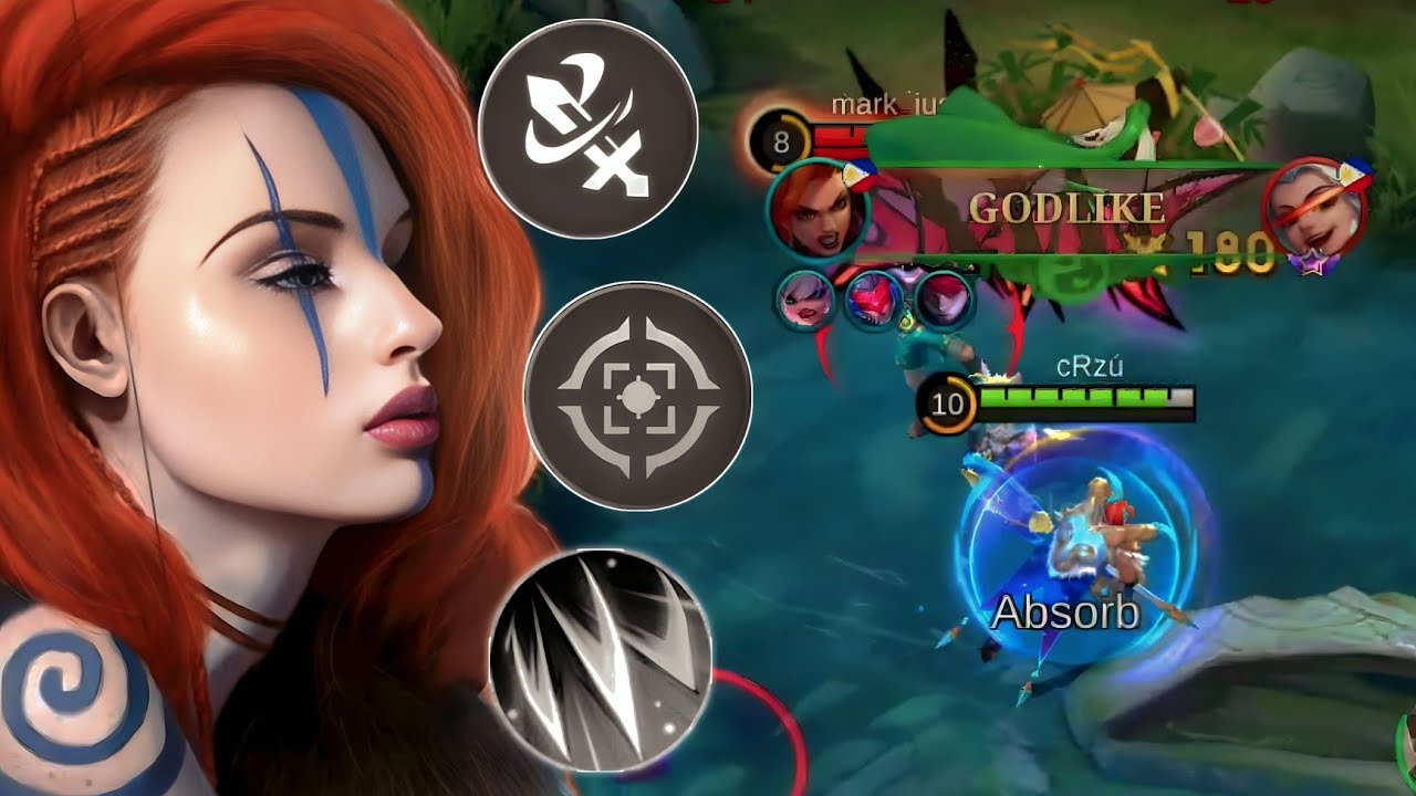 Exp Lane Hilda Hyper Meta Build and Emblem 2025 🔥 Mobile Legends