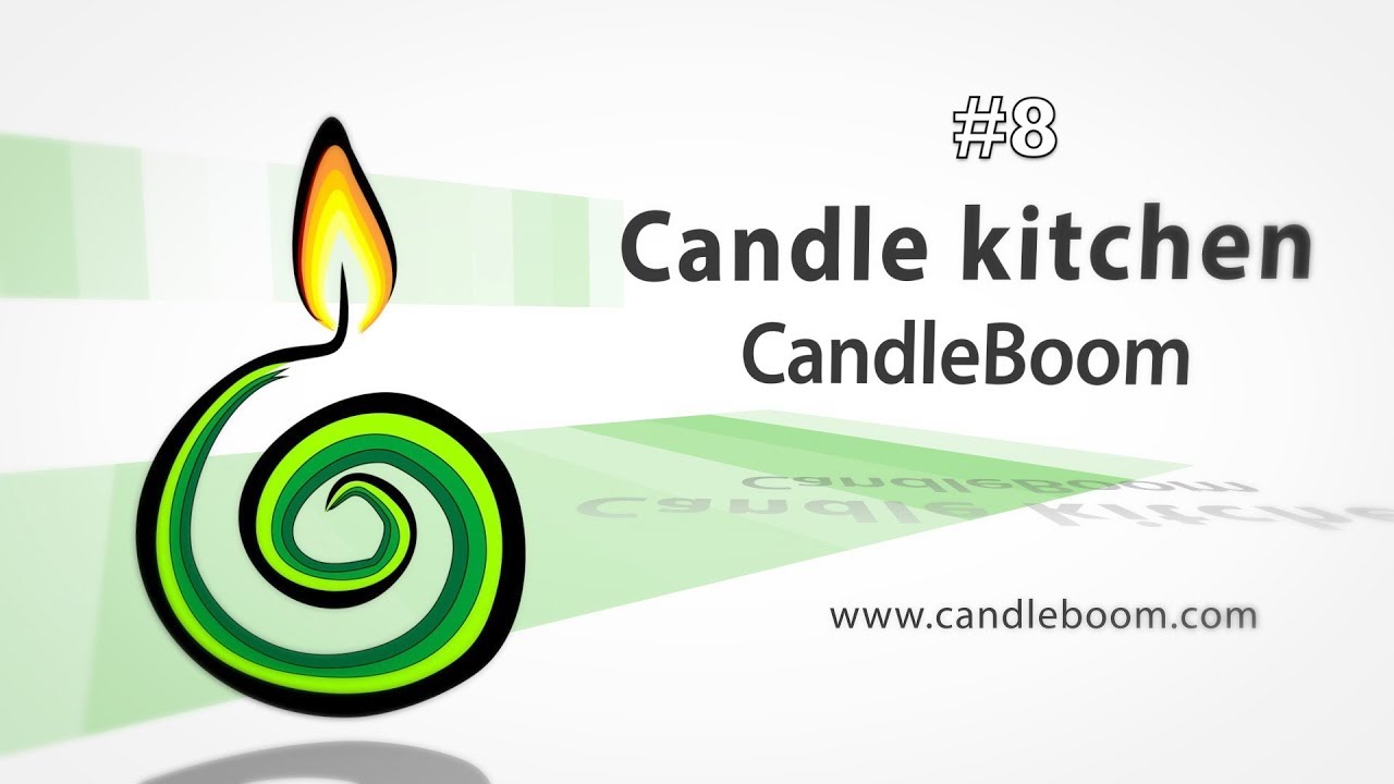 Candle Kitchen #8 How make carved candles.