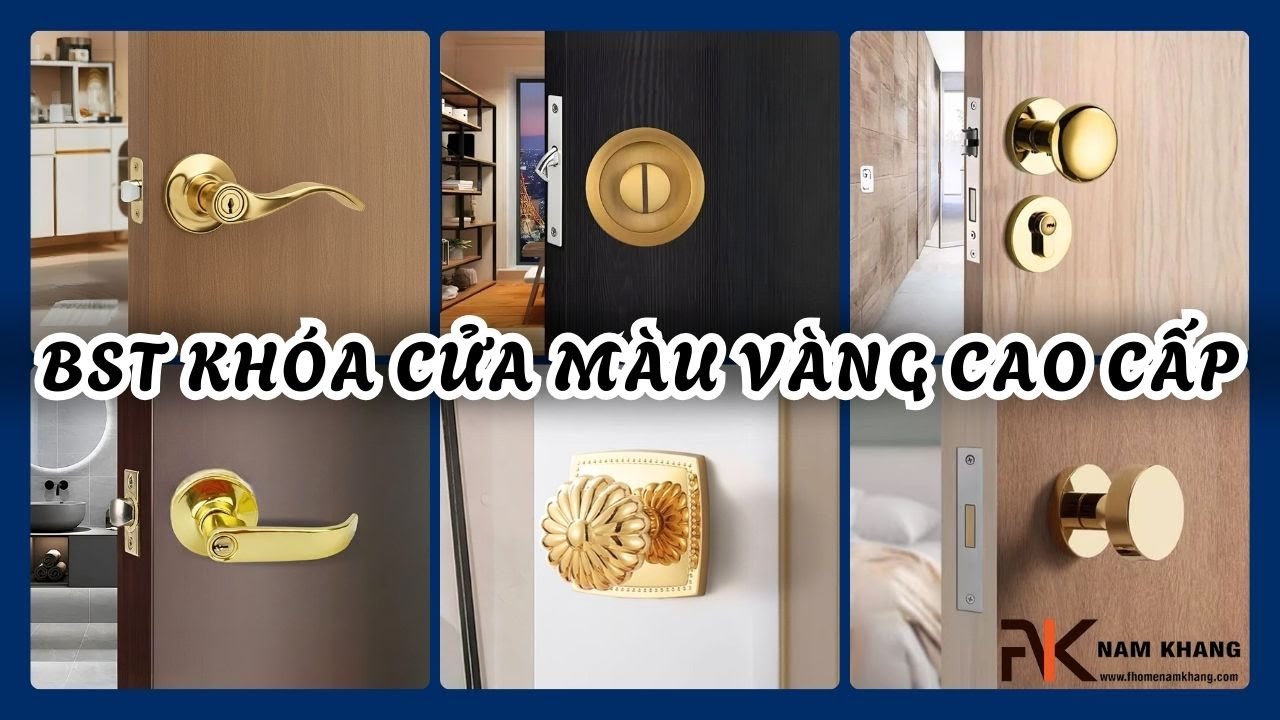 BST Khóa Cửa Tay Gạt Thiết Kế Hiện Đại