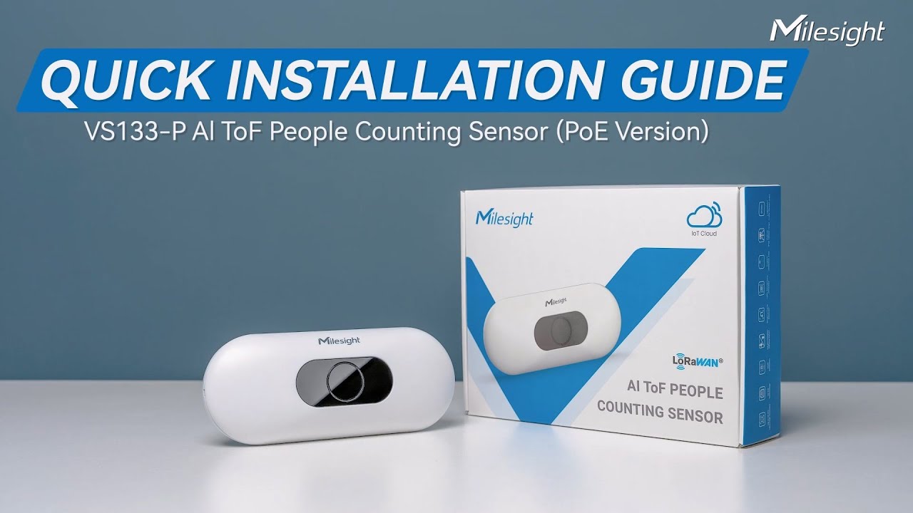 VS133-P AI ToF People CountingSensor Quick Installation Guide