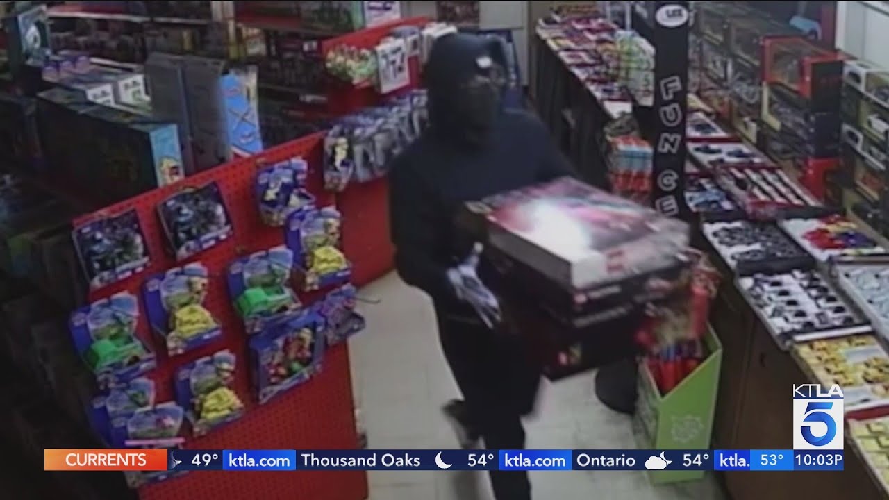 Iconic L.A. toy store burglarized by masked suspect