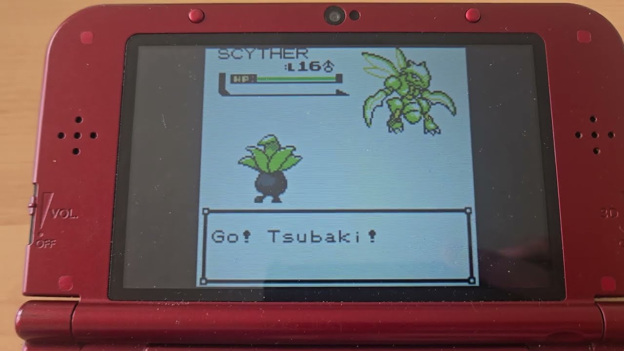 Pokémon Crystal - Beating Bugsy with only Grass types (no items, pretending it's Set mode) 