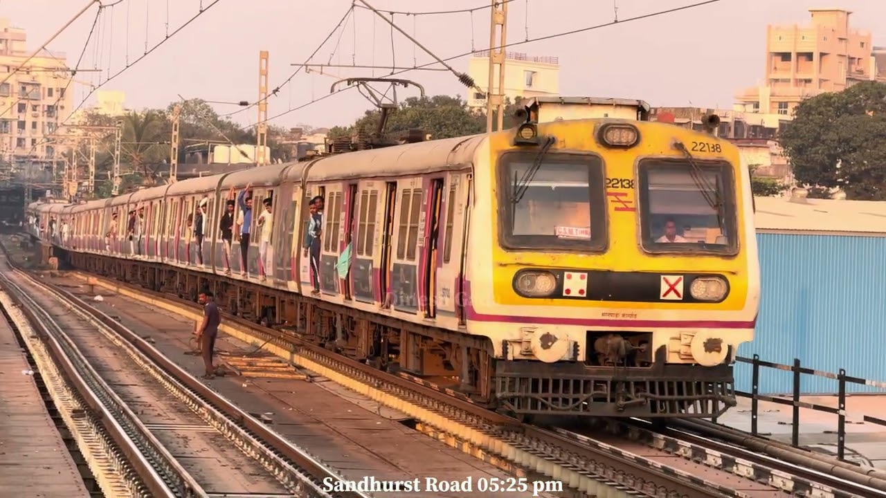Mumbai Local Train Rush | Heavy Harbour Line Action at Masjid Dockyard Road Reay Road