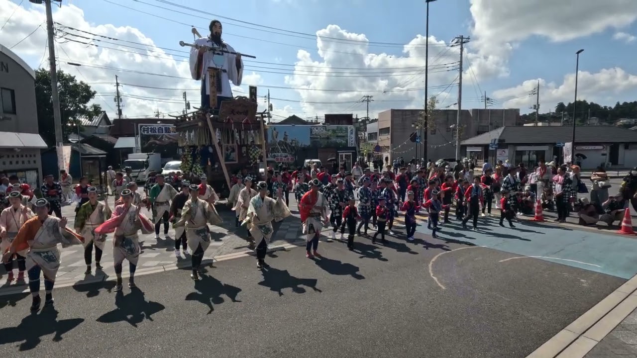 【佐原の大祭秋祭り 2024】 20241012 仲川岸区（秋祭り号お出迎え）3