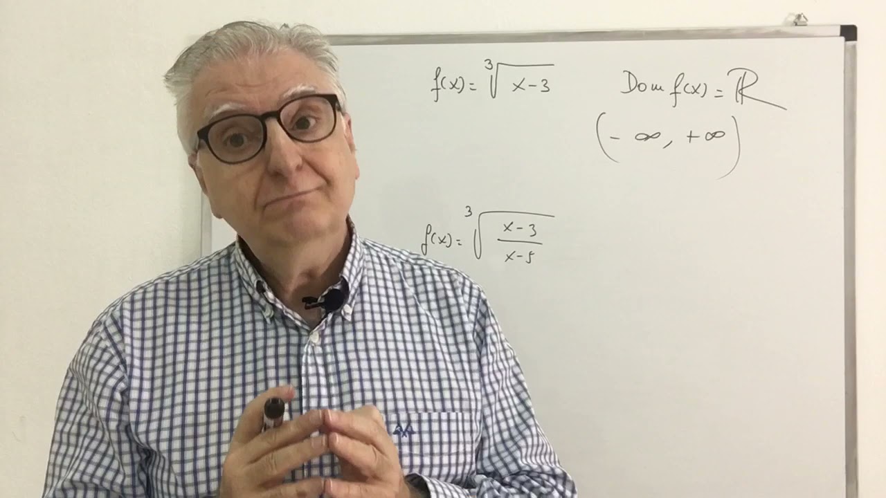 Dominio de funciones IRRACIONALES de indice IMPAR. MATEMATICAS. 4ESO/1BACH