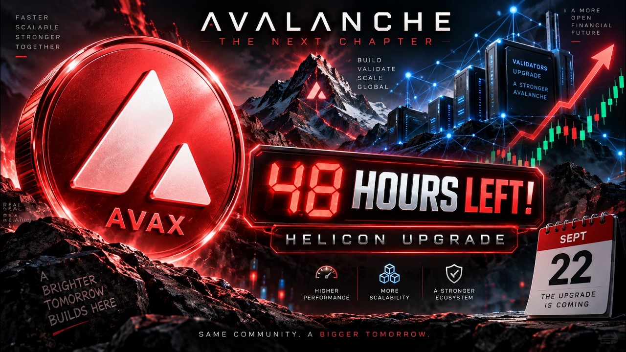 AVAX: 48 HOURS LEFT! 🚨 Avalanche&rsquo;s Helicon Upgrade Could Change Everything!