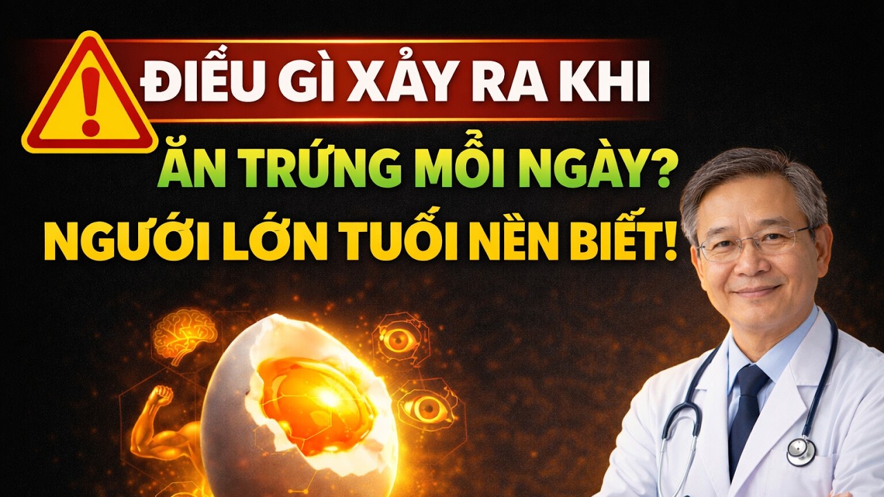 Điều Gì Xảy Ra Khi Ăn Trứng Mỗi Ngày? Người Lớn Tuổi Nên Biết