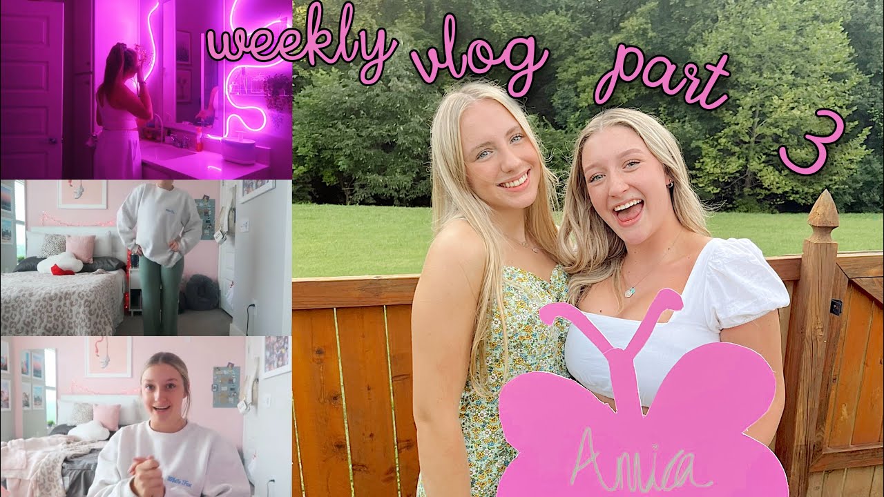 week in my life! featuring White Fox and big/little reveal!!!🎀