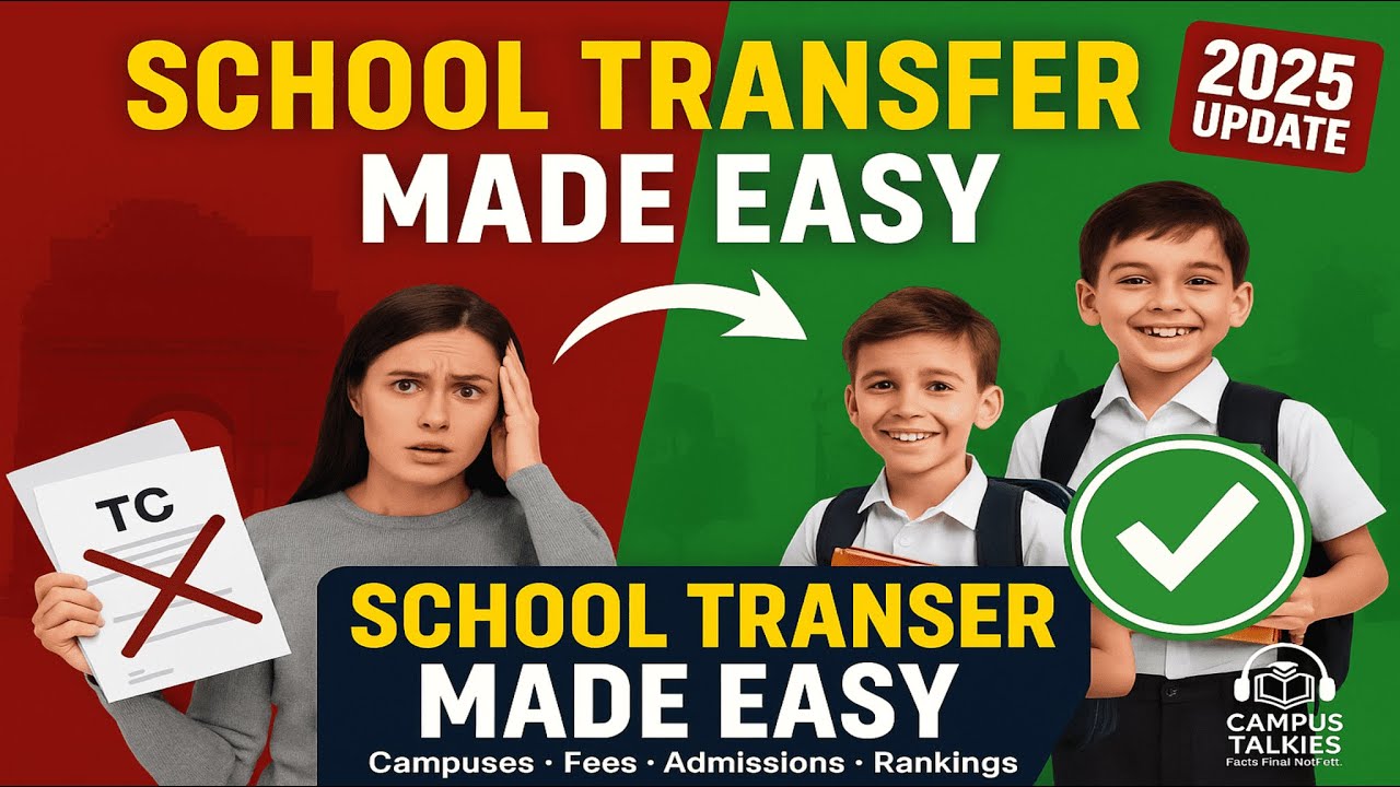 Delhi School Transfer 2025 - Rules, Documents, Fees & TC Process Explained