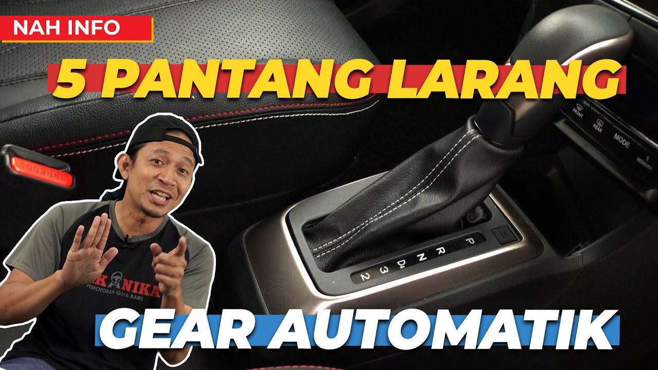 JANGAN BUAT BENDA NI KAT KERETA AUTOMATIK!