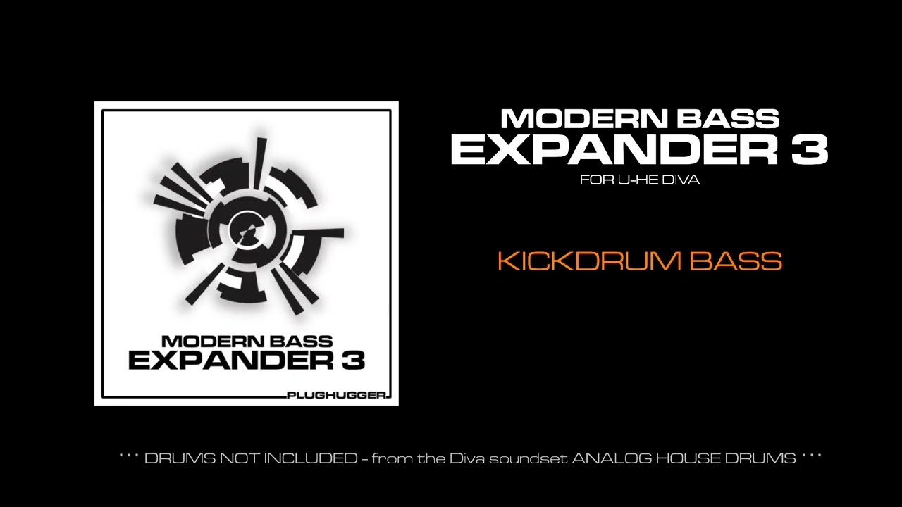 Modern Bass Expander 3 - edgy bass sounds for u-he Diva