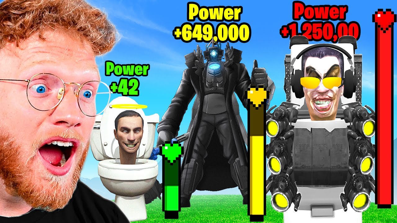 BECKBROS React To SKIBIDI TOILET POWER LEVEL COMPARISON!