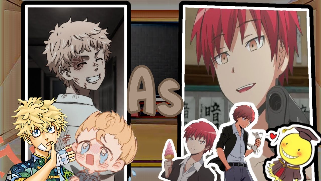 Tokyo Revengers reagindo a Takemichi as Karma|AU/rap [@AniRap]🇧🇷