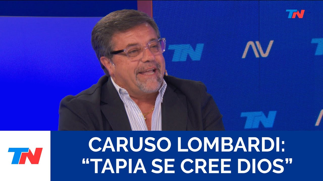Ricardo Caruso Lombardi: "Tapia se cree Dios"