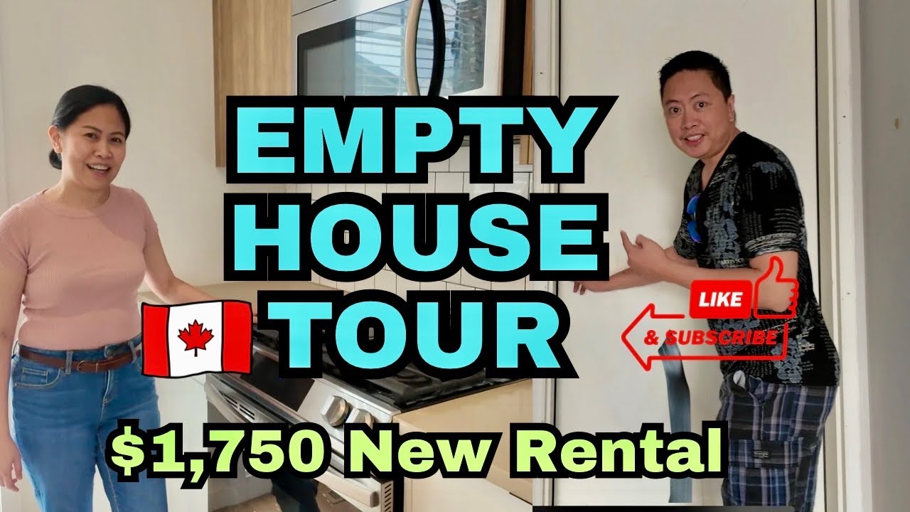 Inside an Empty House Tour Calgary Alberta Canada | Canadian Home Tour 2025 #housetour #home 