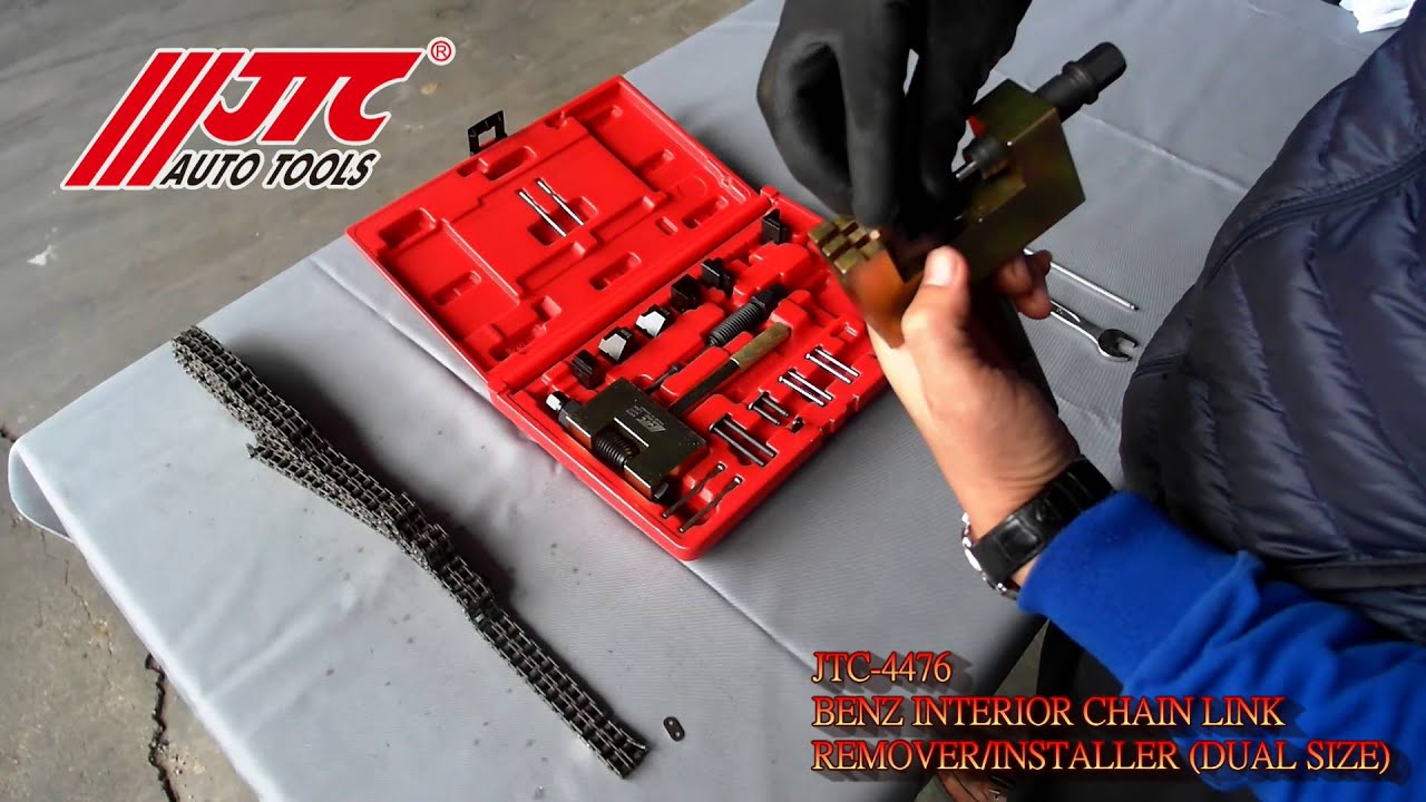 JTC-4476_BENZ INTERIOR CHAIN LINK REMOVER/INSTALLER (DUAL SIZE)_BENZ 內鍊條拆裝器(雙尺寸)