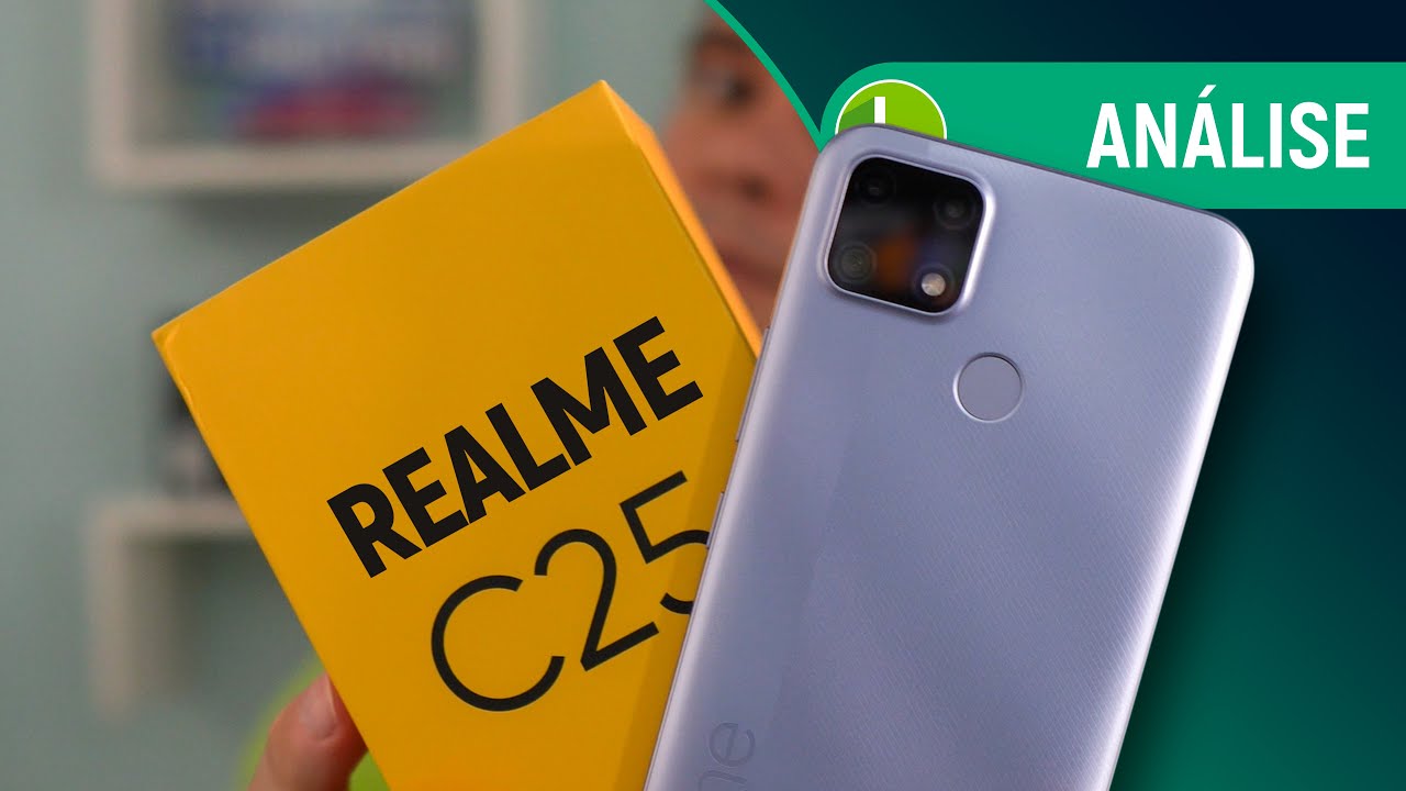 REALME C25: bom CELULAR BÁSICO para JOGOS com BATERIA que DURA MUITO | Análise / Review