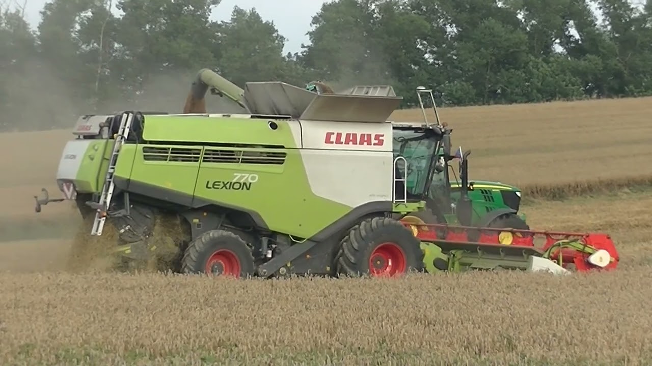 Sklizeň Pšenice 2024 s New Holland CR 9080 a Claas Lexion 770