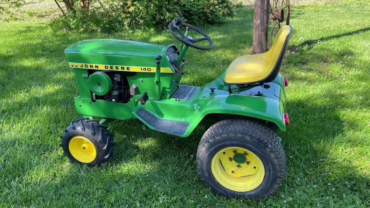 1974 John Deere 140 H3 Resto video #3