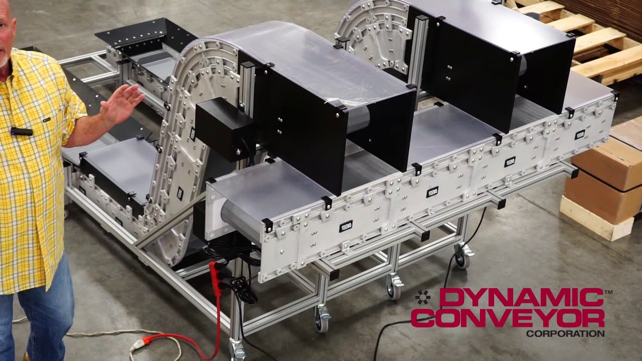Dual Z Conveyors with reject conveyor | DynaCon Conveyors