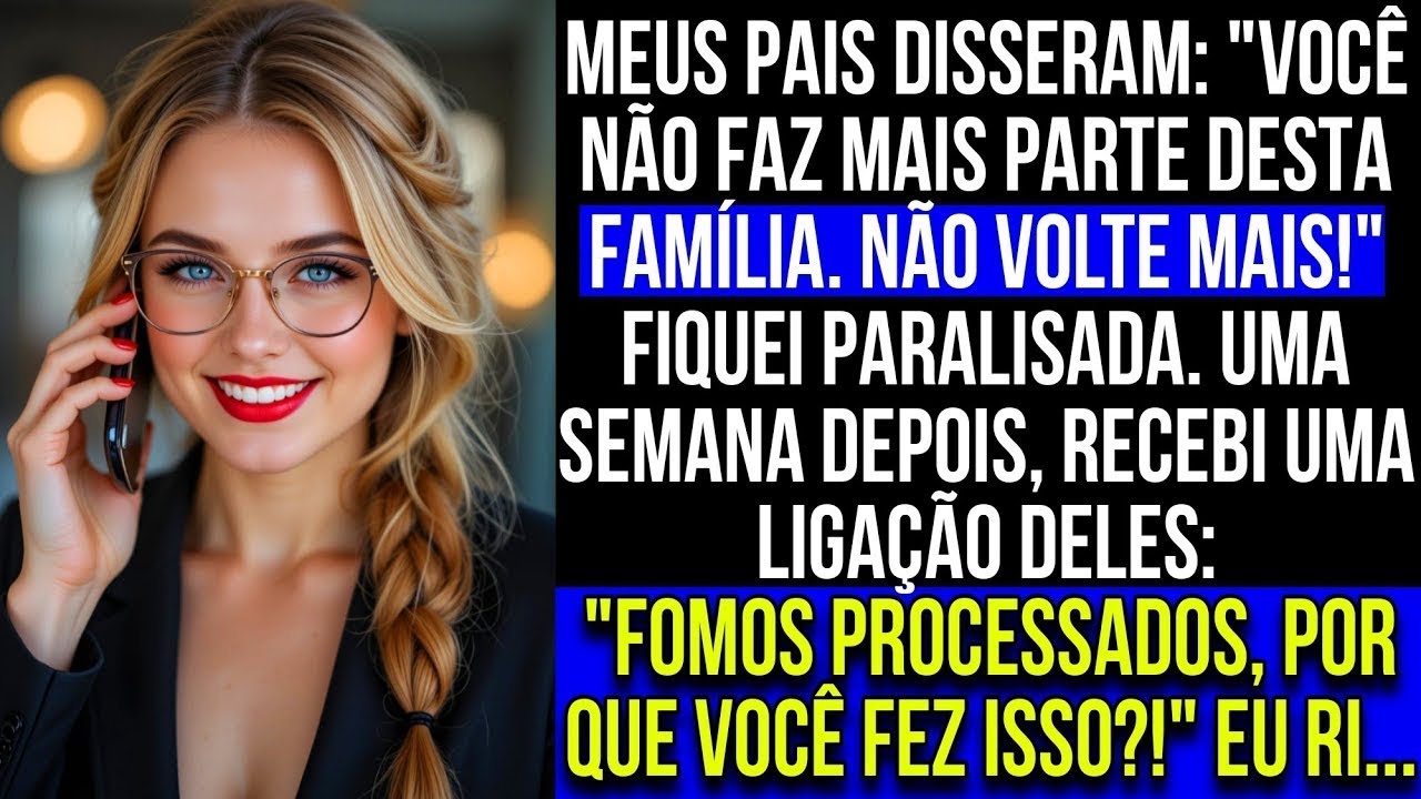 No jantar em família, meus pais disseram que eu não tinha mais casa e me expulsaram  Então eu