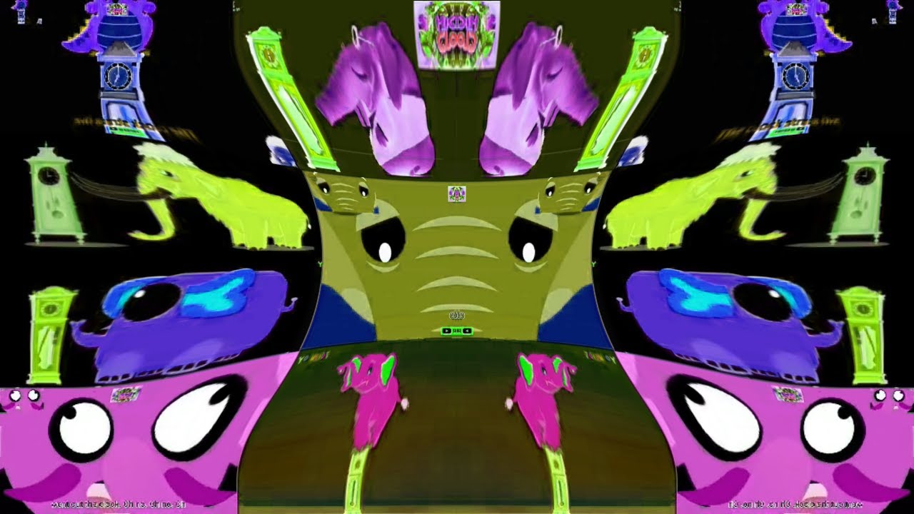 Hickory Dickory Dock Clock Rhymes Elephant || Sponsored By: Klasky Csupo Effects || Elephant 🐘🦣🦖🦕
