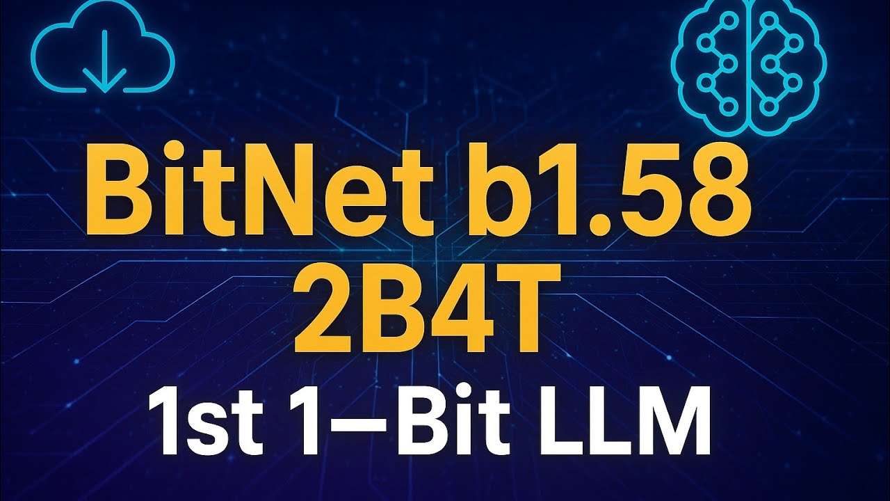 BitNet B1.58 2B4T : 1st 1-Bit LLM