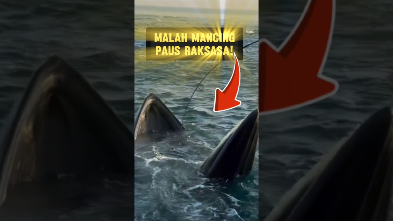 Umpan Masuk Mulut PAUS RAKSASA! Tapi Lihat Reaksi Pemancing Ini... Gila Banget! #mancing #shorts