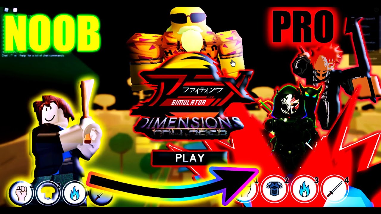 Anime Fighting Simulator-Noob To Pro (2nd Dimension)