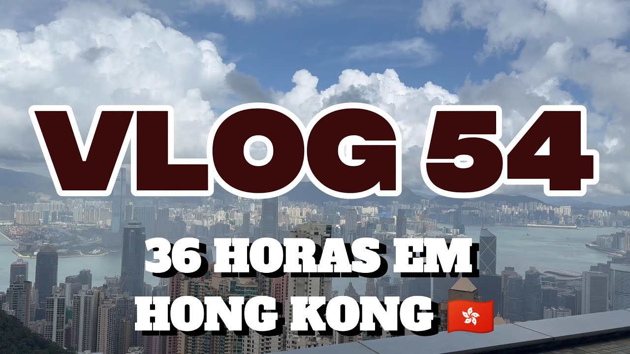 36 horas em hong kong 🇭🇰! Como é a comida, cidade, transporte e ponto turístico? Daily vlog 54.
