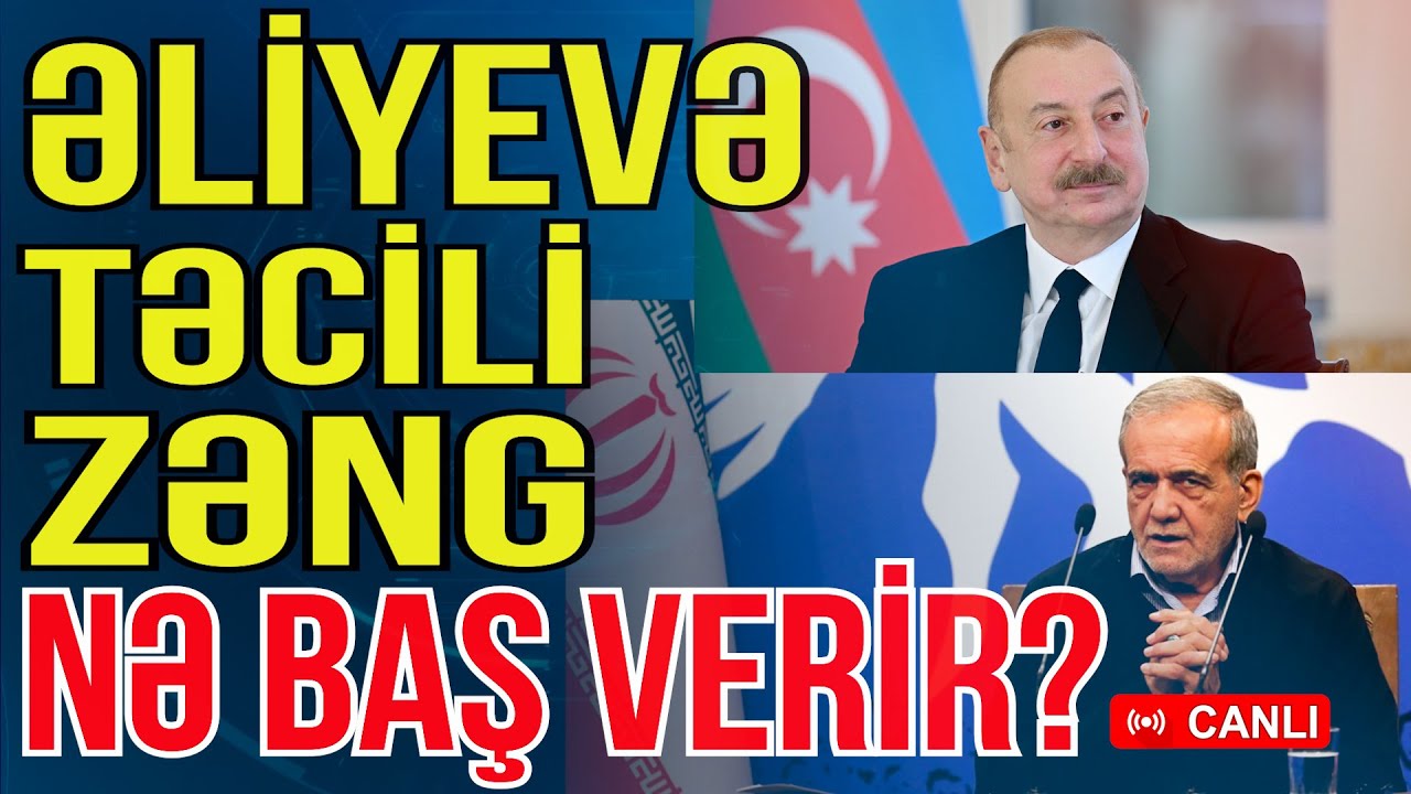 Pezeşkiandan Əliyevə təcili zəng - Nə baş verir? - Gündəm Masada - Media Turk TV