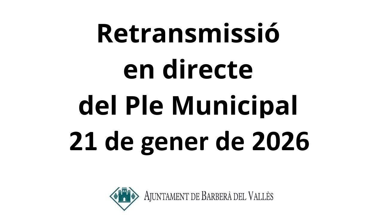 Ple Ordinari Gener 2026