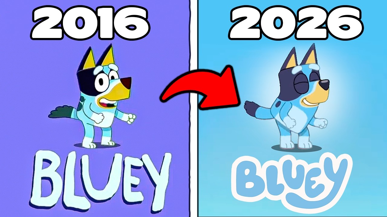 The FIRST Version of BLUEY! (PILOT vs ORIGINAL)