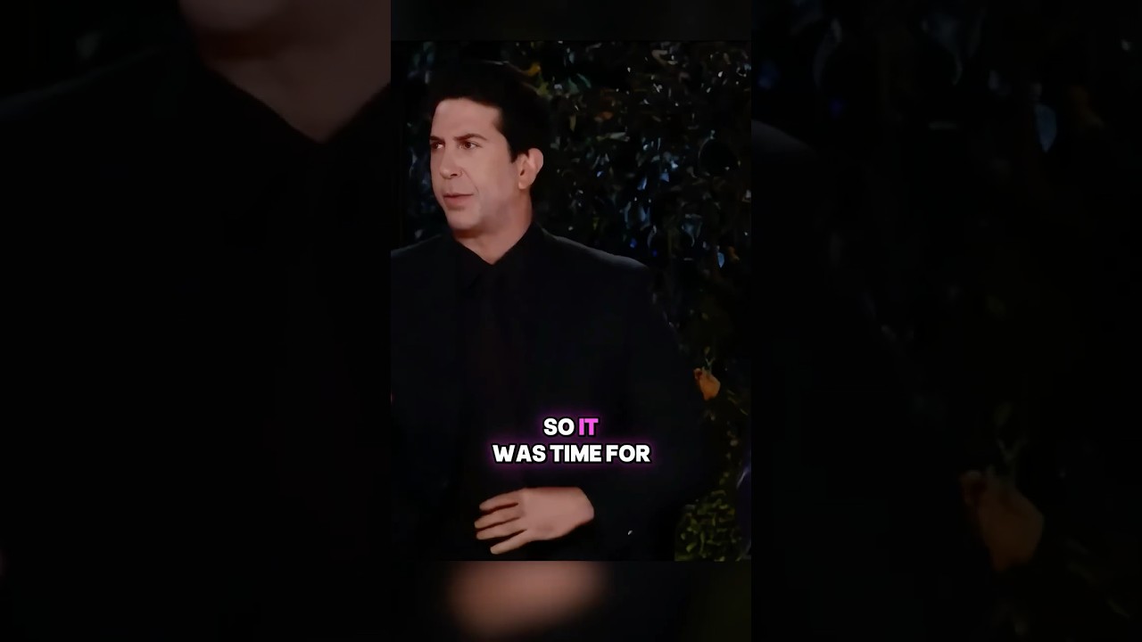 David Scwimmer HATED the monkey Marcel  #friends #shorts