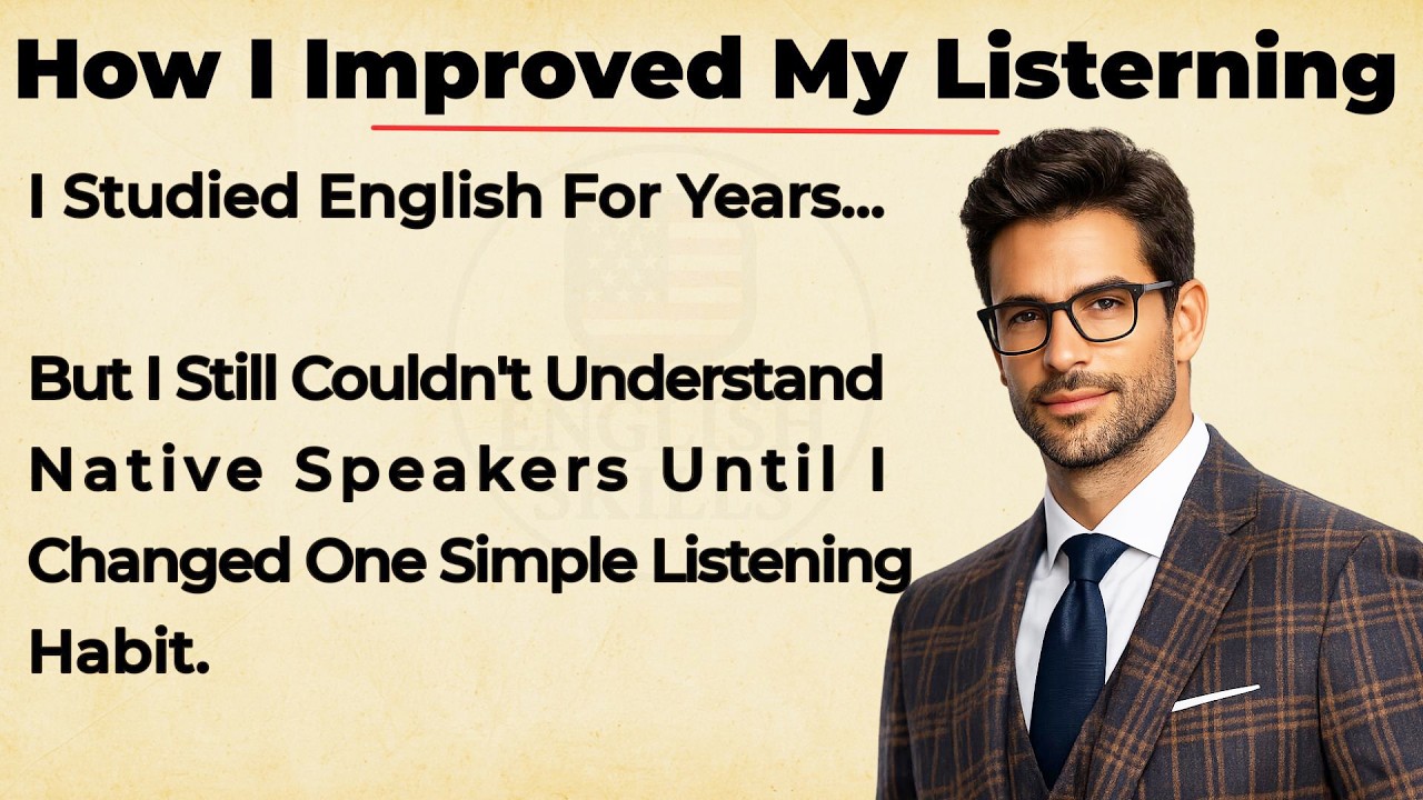Improve Your English Listening Naturally 🔥|| Improve Your English Fluency ✅